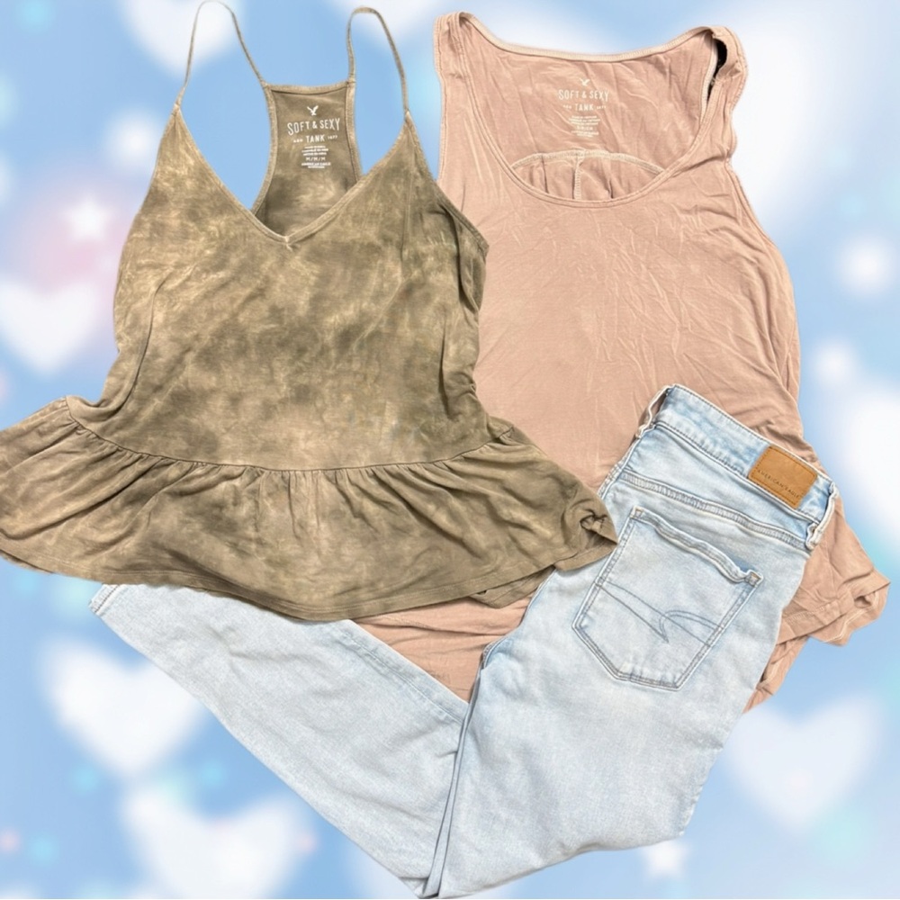 American Eagle Size Medium Summer Bundle 3 pieces
